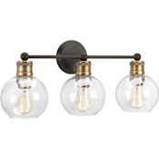 Progress Lighting Hansford 3 Light 25" Wide Bathroom Vanity Light Antique Bronze
