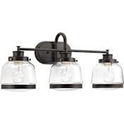 Progress Lighting Judson 3 Light 26" Wide Bathroom Vanity Light Antique Bronze