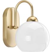 Progress Lighting Carisa Single Light 6-1/2" Wide Bathroom Sconce Vintage Gold