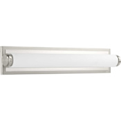 Progress Lighting Concourse Single Light 24" Wide Integrated LED Bath Bar - ADA Compliant Brushed Nickel