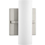 Progress Lighting Colonnade Single Light 4-3/4" Wide Integrated LED Bathroom Sconce Brushed Nickel