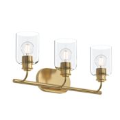 Progress Lighting Reines 3 Light 23" Wide Vanity Light Brushed Gold