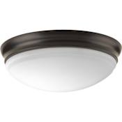 Progress Lighting LED Flush Mount 11" Wide Integrated LED Flush Mount Bowl Ceiling Fixture Antique Bronze
