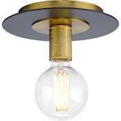 Progress Lighting Trimble 8" Wide Semi-Flush Ceiling Fixture Brushed Bronze