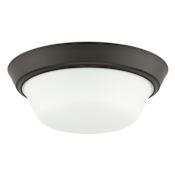 Progress Lighting Edessa 2 Light 13" Wide Flush Mount Bowl Ceiling Fixture Antique Bronze