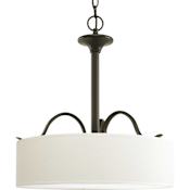 Progress Lighting Inspire 3 Light 19" Wide Pendant Antique Bronze