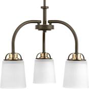 Progress Lighting West Village 3 Light 20" Wide Chandelier Antique Bronze