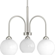Progress Lighting Carisa 3 Light 22" Wide Chandelier Brushed Nickel