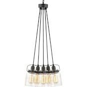 Progress Lighting Calhoun 5 Light 29" Wide Multi Light Pendant Antique Bronze