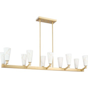 Progress Lighting Tosca 10 Light 50" Wide Chandelier Brushed Bronze