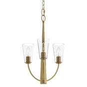 Progress Lighting Jheni 3 Light 14" Wide Candle Style Chandelier Brushed Gold