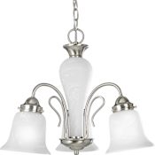 Progress Lighting Bedford 3 Light 20" Wide Chandelier Brushed Nickel
