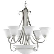 Progress Lighting Torino 6 Light 29" Wide Chandelier Brushed Nickel