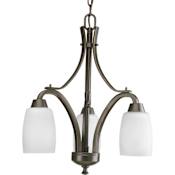Progress Lighting Wisten 3 Light 13" Wide Chandelier Antique Bronze