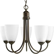 Progress Lighting Gather 5 Light 21" Wide Chandelier Antique Bronze
