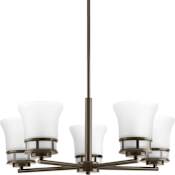 Progress Lighting Cascadia 5 Light 26" Wide Chandelier Antique Bronze