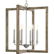 Progress Lighting Turnbury 6 Light 26" Wide Chandelier Galvanized