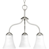 Progress Lighting Classic 3 Light 18" Wide Chandelier Brushed Nickel