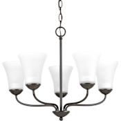 Progress Lighting Classic 5 Light 22" Wide Chandelier Antique Bronze