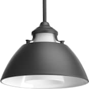 Progress Lighting Carbon Single Light 11" Wide Pendant Graphite