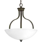 Progress Lighting Laird 3 Light 17" Wide Pendant Antique Bronze
