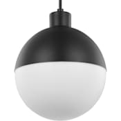 Progress Lighting Globe 8" Wide LED Mini Pendant Black