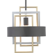 Progress Lighting Adagio Single Light 12" Wide Pendant Black