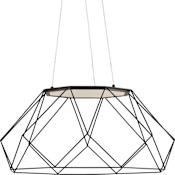 Progress Lighting Geodesic LED 27" Wide LED Abstract Chandelier Matte Black