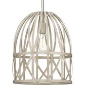 Progress Lighting Chastain 14" Wide Pendant Bleached Oak