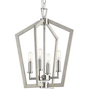 Progress Lighting Galloway 4 Light 14" Wide Pendant Brushed Nickel