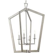 Progress Lighting Galloway 4 Light 24" Wide Pendant Brushed Nickel