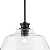 Progress Lighting Singleton 14" Wide Pendant Matte Black