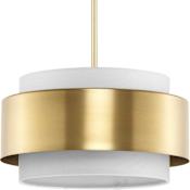 Progress Lighting Silva 3 Light 16" Wide Pendant Brushed Bronze