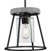 Progress Lighting Laramie 12" Wide Pendant Matte Black