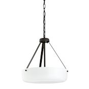 Progress Lighting Lieon 3 Light 16" Wide Pendant / Converts to Semi-Flus Antique Bronze