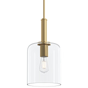 Progress Lighting Reines 9" Wide Mini Pendant Brushed Gold