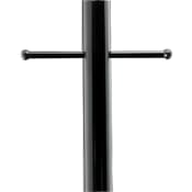 Progress Lighting Outdoor 7 Foot Aluminum Post with Ladder Rest Black