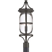 Progress Lighting Morrison Single Light 27" Tall Outdoor Single Head Post Light Antique Bronze