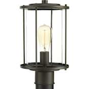 Progress Lighting Gunther 14" Tall Post Light Antique Bronze