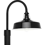 Progress Lighting Cedar Springs 17" Tall Post Light Gloss Black