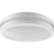 Progress Lighting Hard Nox 12" Wide LED Outdoor Flush Mount Bowl Ceiling Fixture Satin White