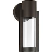 Progress Lighting Z-1030 12" High Integrated LED Outdoor Wall Sconce with Clear Glass Shade Antique Bronze