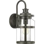 Progress Lighting Haslett Single Light 18" Tall Outdoor Wall Sconce Antique Pewter