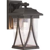 Progress Lighting Abbott Single Light 12" Tall Outdoor Wall Sconce Antique Bronze