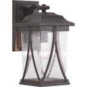 Progress Lighting Abbott Single Light 16" Tall Outdoor Wall Sconce Antique Bronze