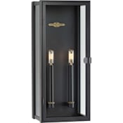Progress Lighting Stature 2 Light 21" Tall Outdoor Wall Sconce Oil Rubbed Bronze