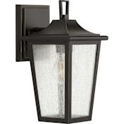 Progress Lighting Padgett 11" Tall Outdoor Wall Sconce with Seedy Glass Shade Antique Bronze