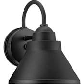 Progress Lighting Bayside Non-Metallic 10" Tall Outdoor Wall Sconce Black