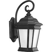 Progress Lighting Crawford 17" Tall Outdoor Wall Sconce Black