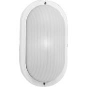 Progress Lighting Polycarbonate 1 Light 6" Tall Outdoor Wall Sconce with ADA White